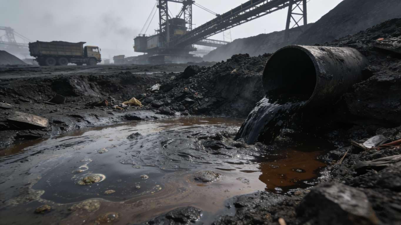 煤矿排水系统改造前